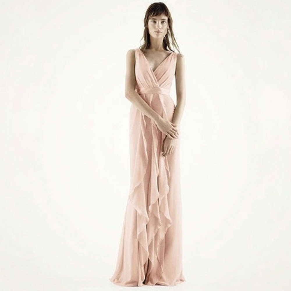 David's Bridal Vera Wang Dress w/ Satin Belt